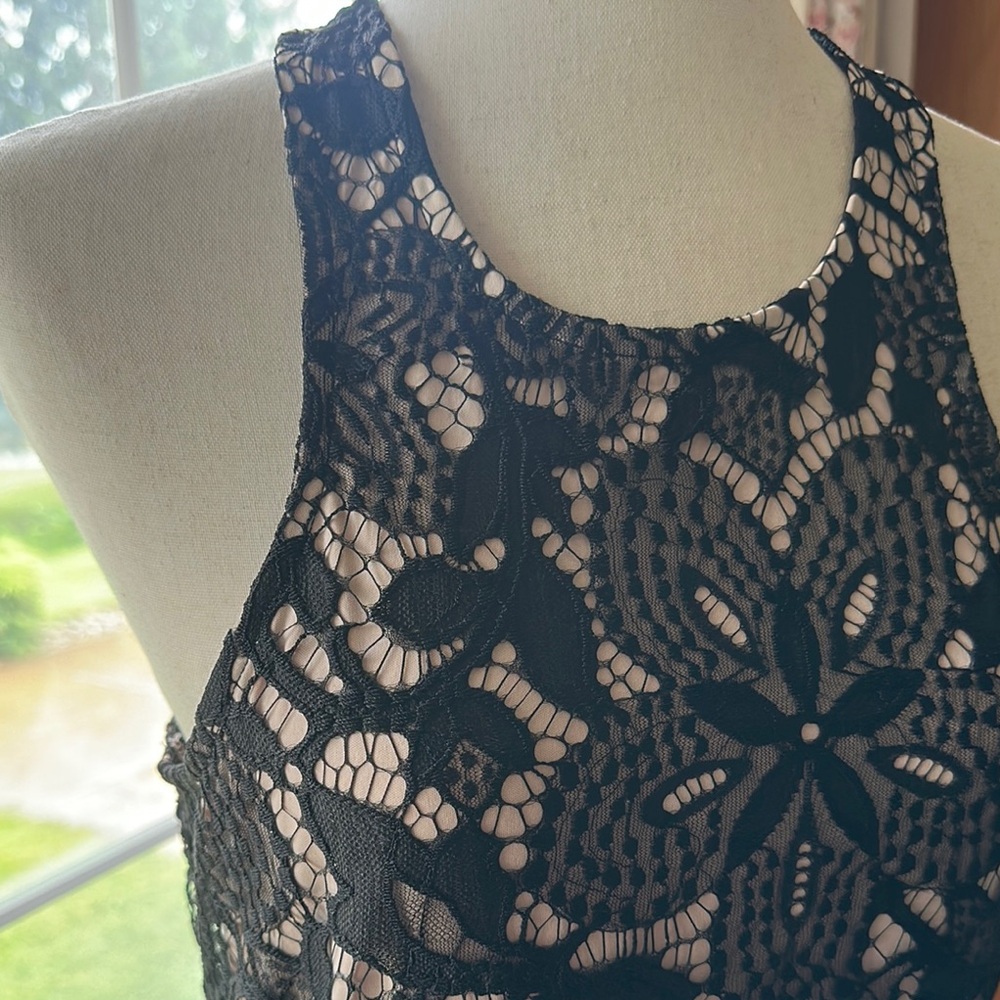 Express- NWT: Elegant Black Lace Dress - Picture 9 of 16